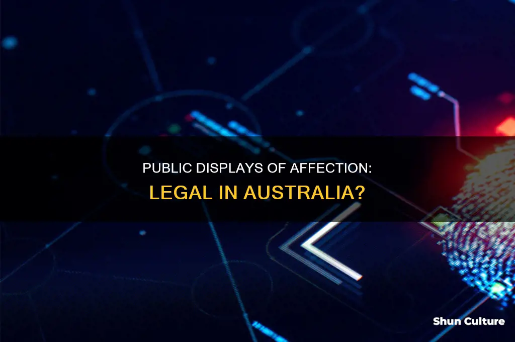 is it illegal to kiss in public in australia