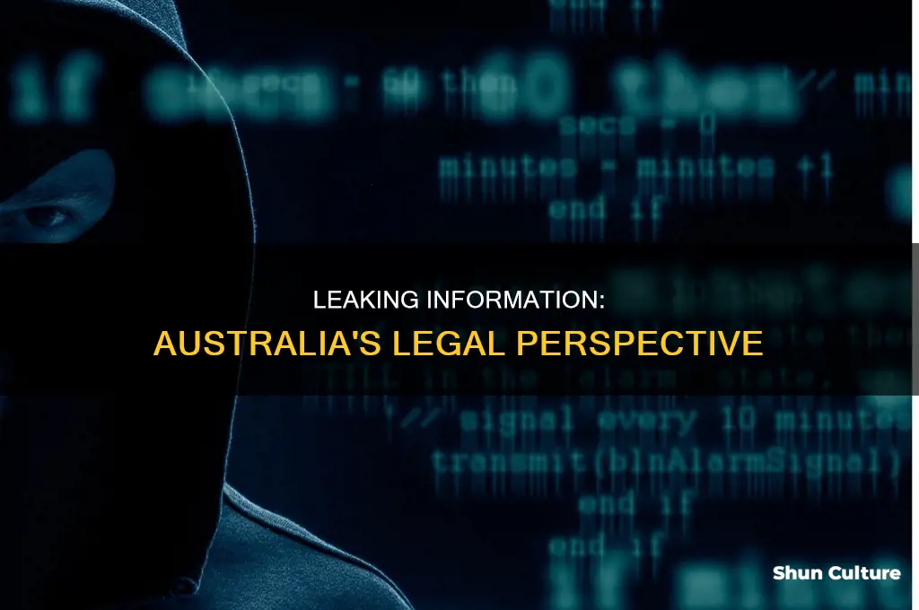 is it illegal to leak information in australia