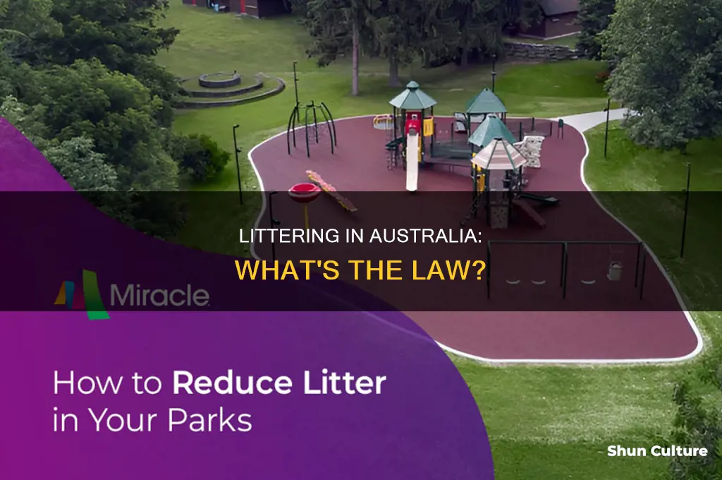 is it illegal to litter in australia