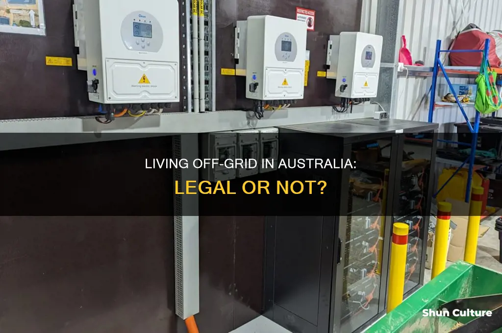 is it illegal to live in the bush in australia