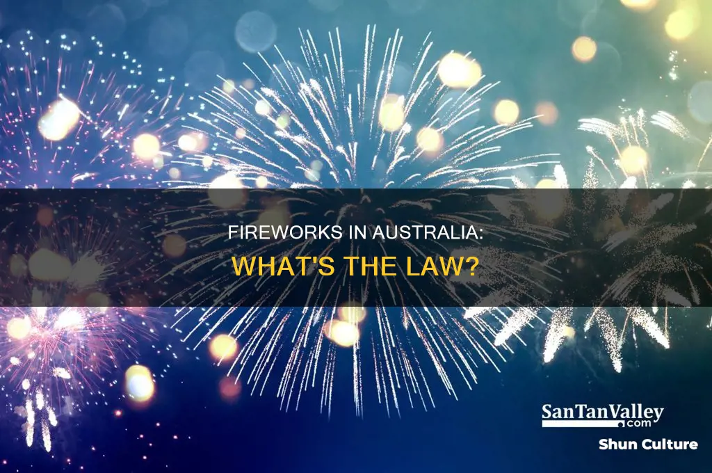 is it illegal to make fireworks in australia