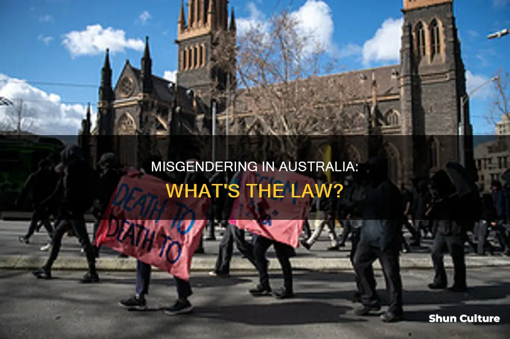 is it illegal to misgender someone in australia