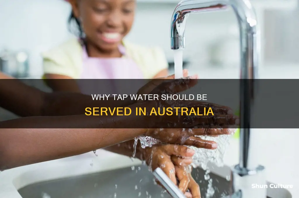 is it illegal to not serve tap water in australia