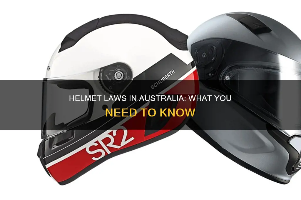 is it illegal to not wear a helmet in australia