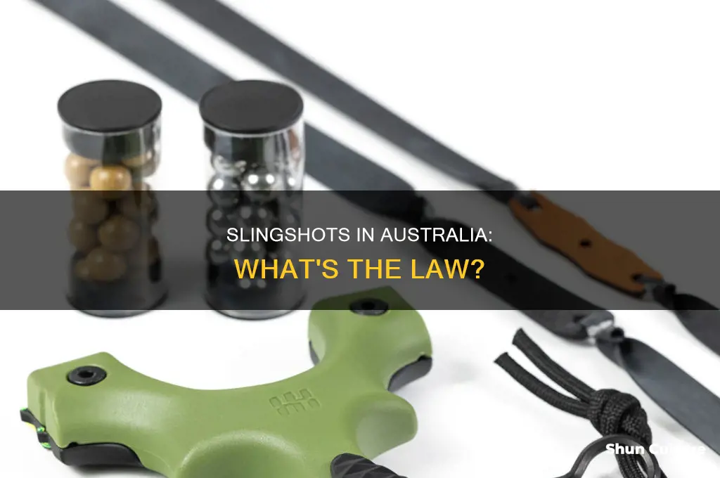 is it illegal to own a slingshot in australia