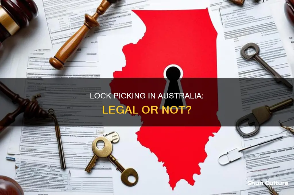 is it illegal to own lock picks in australia