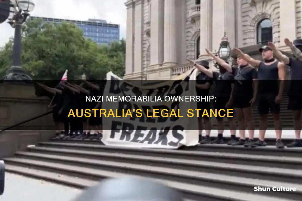 is it illegal to own nazi memorabilia in australia