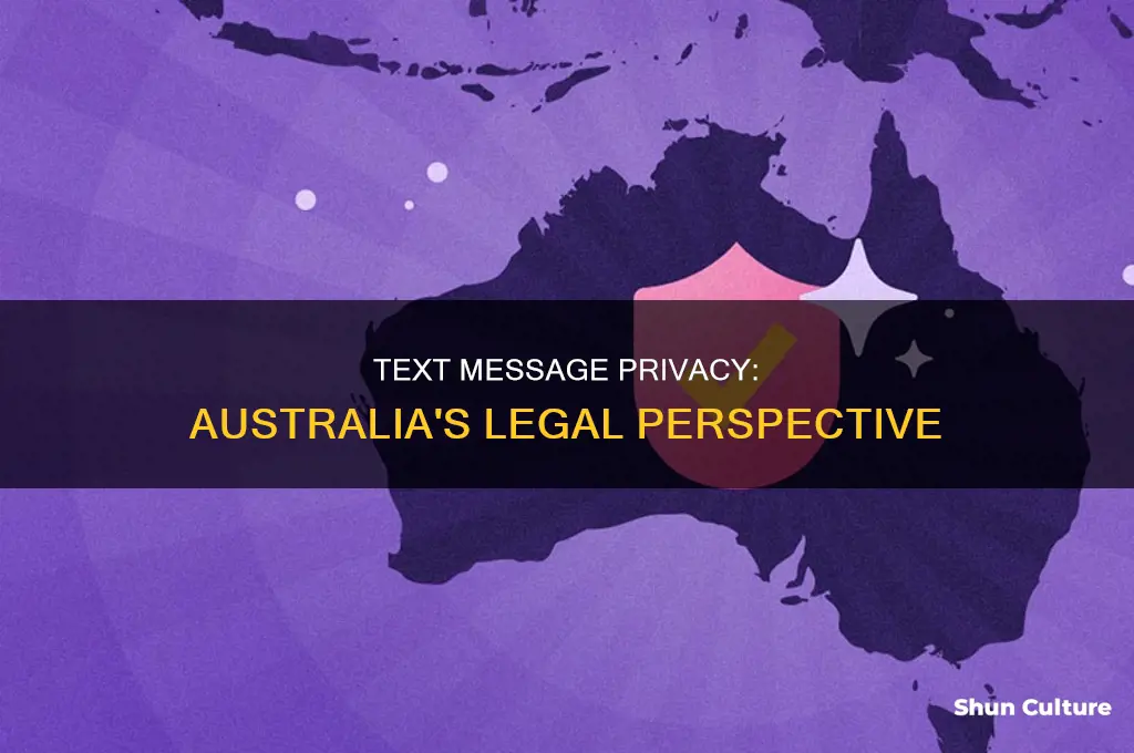 is it illegal to read someones text messages australia