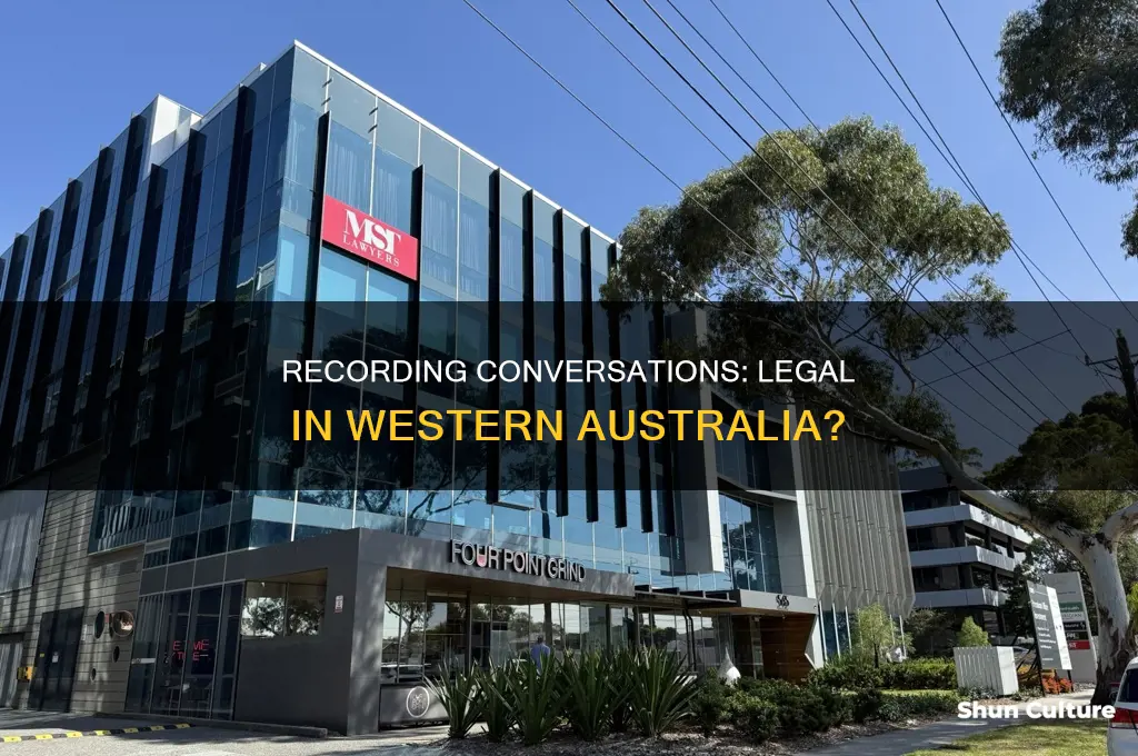 is it illegal to record a conversation in western australia