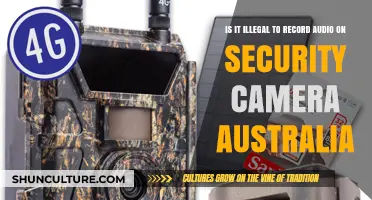 Security Camera Audio Recording: Australia's Legal Stance