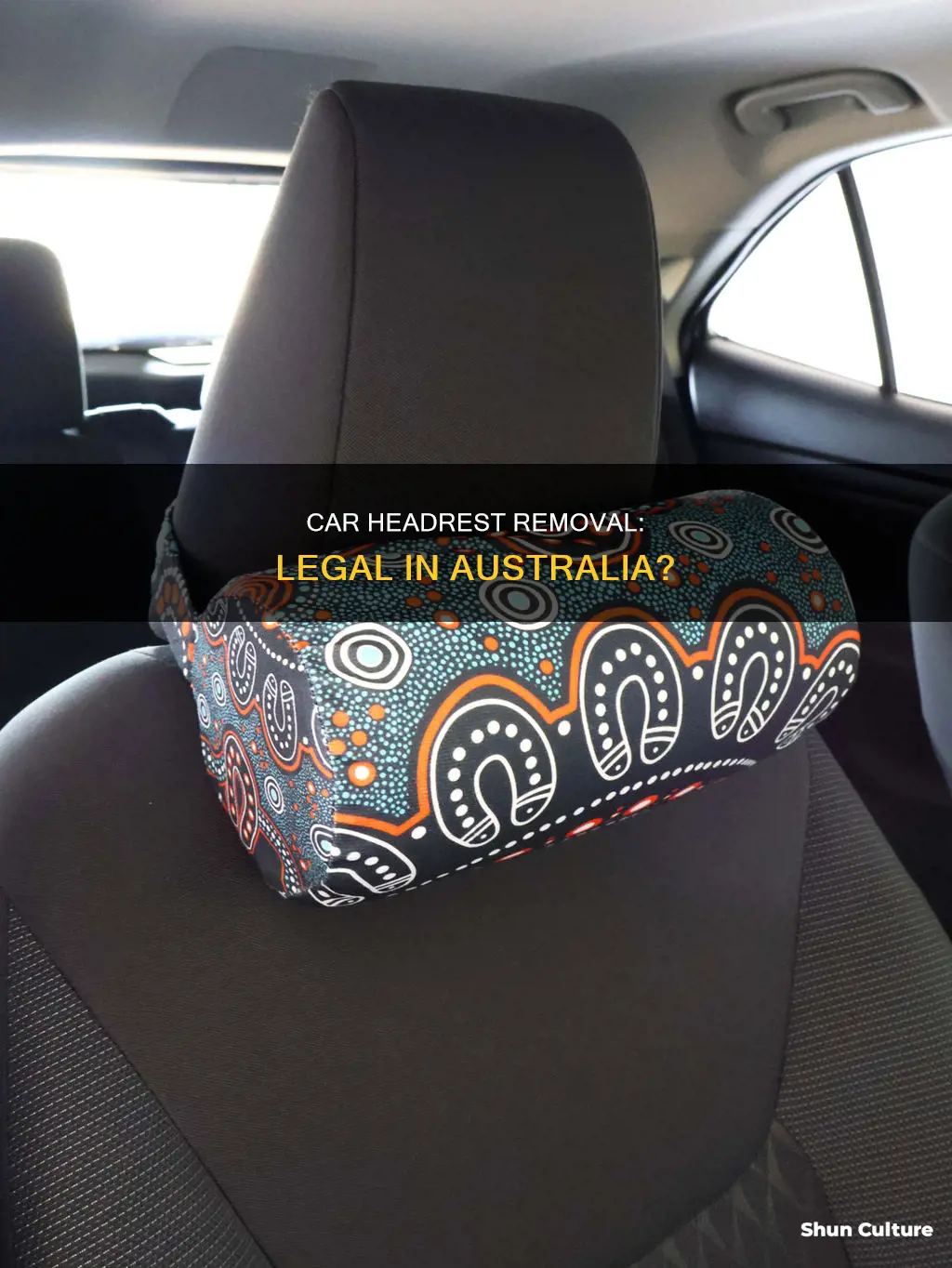 is it illegal to remove headrest from car australia