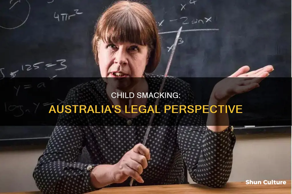 is it illegal to smack a child in australia