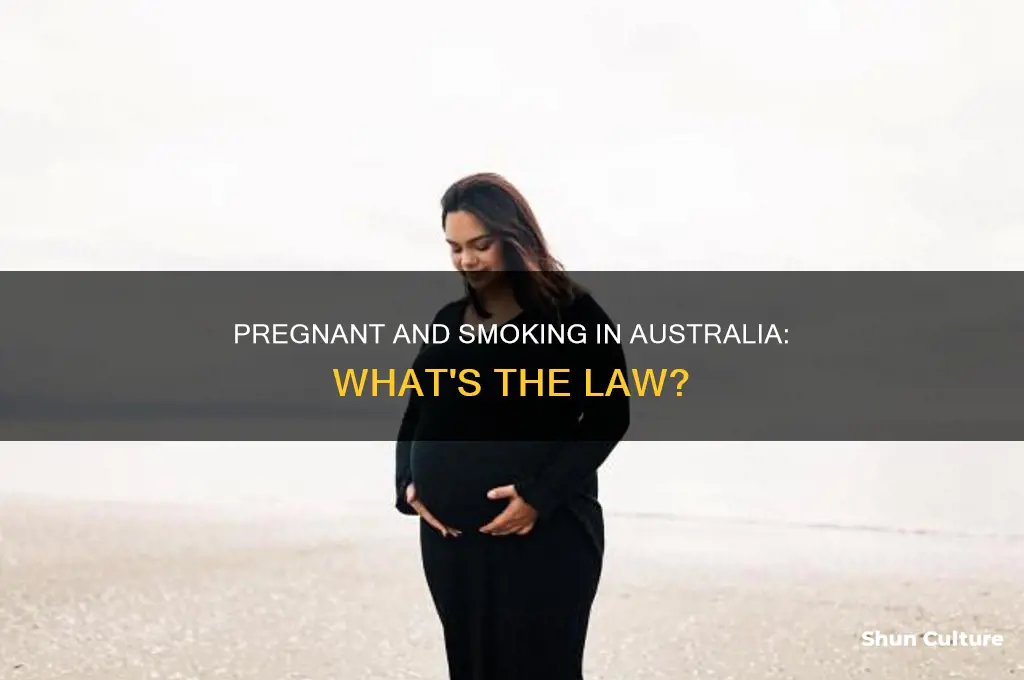 is it illegal to smoke while pregnant australia