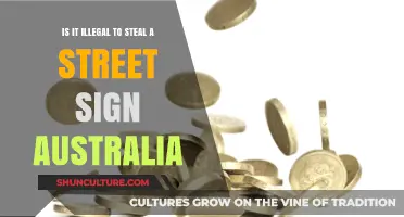 Stealing Street Signs in Australia: What's the Law?