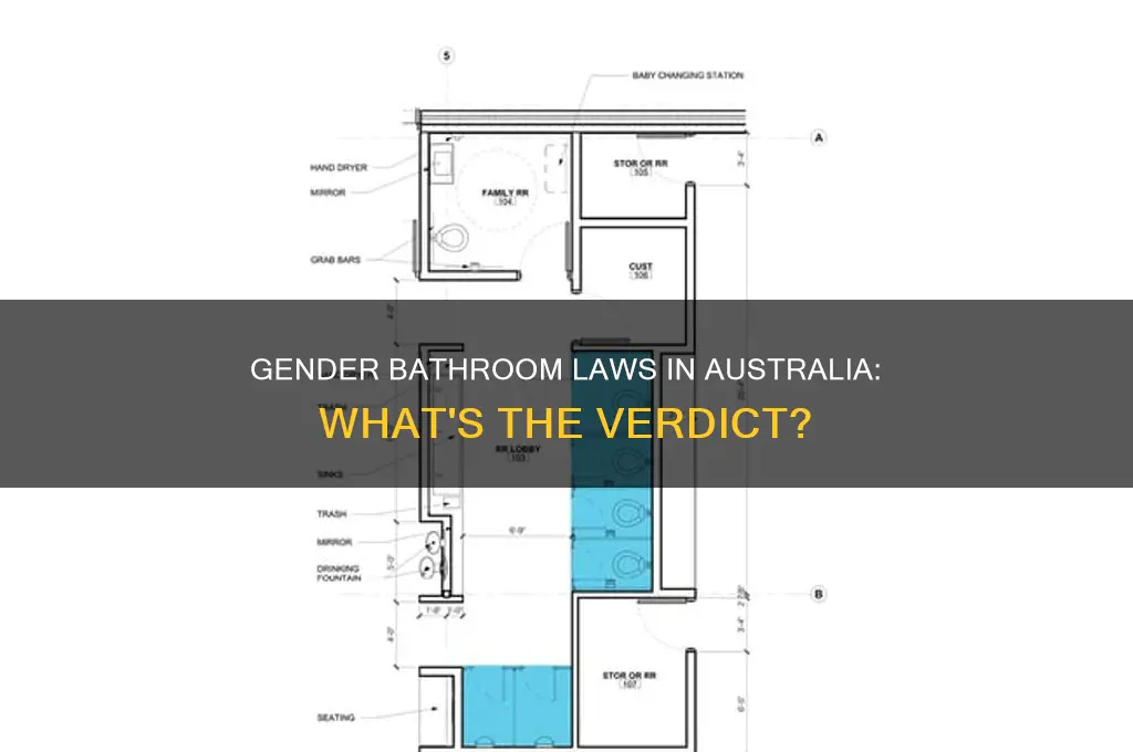 is it illegal to use the opposite gender bathroom australia