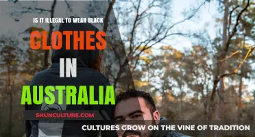 Black Clothing: Legal or Not in Australia?