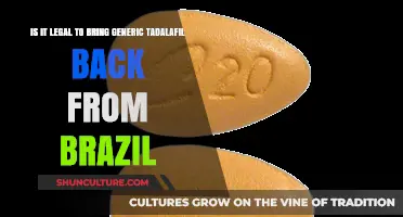 Bringing Generic Tadalafil from Brazil: Legal Implications Explained