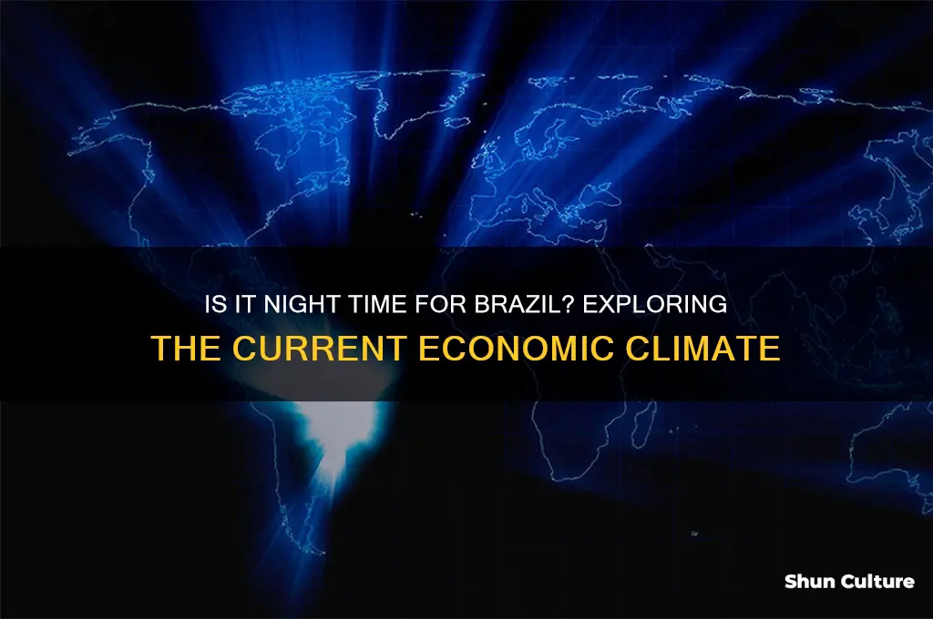 is it night time for brazil