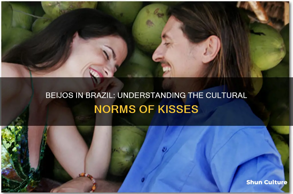 is it normal to send beijos in brazil