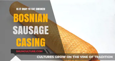 Is Smoked Bosnian Sausage Casing Safe to Eat?