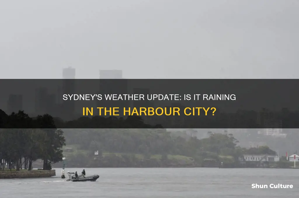 is it raining in sydney australia