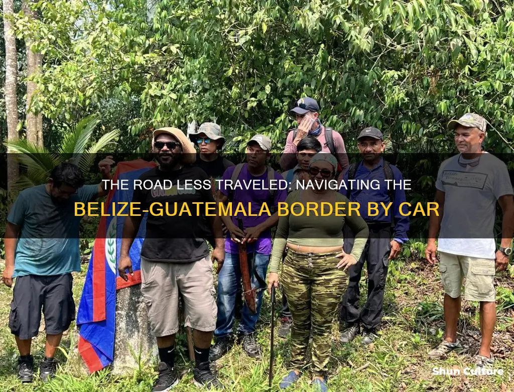 is it safe to drive from belize to guatemala