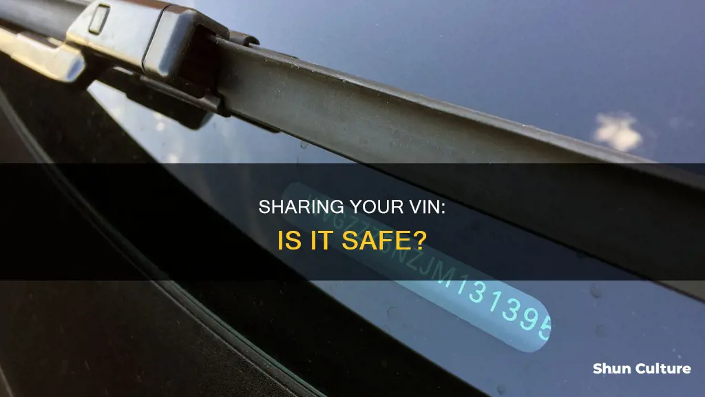 is it safe to give out vin number australia