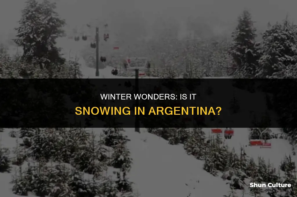 is it snowing in argentina