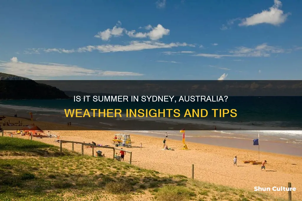 is it summer in sydney australia