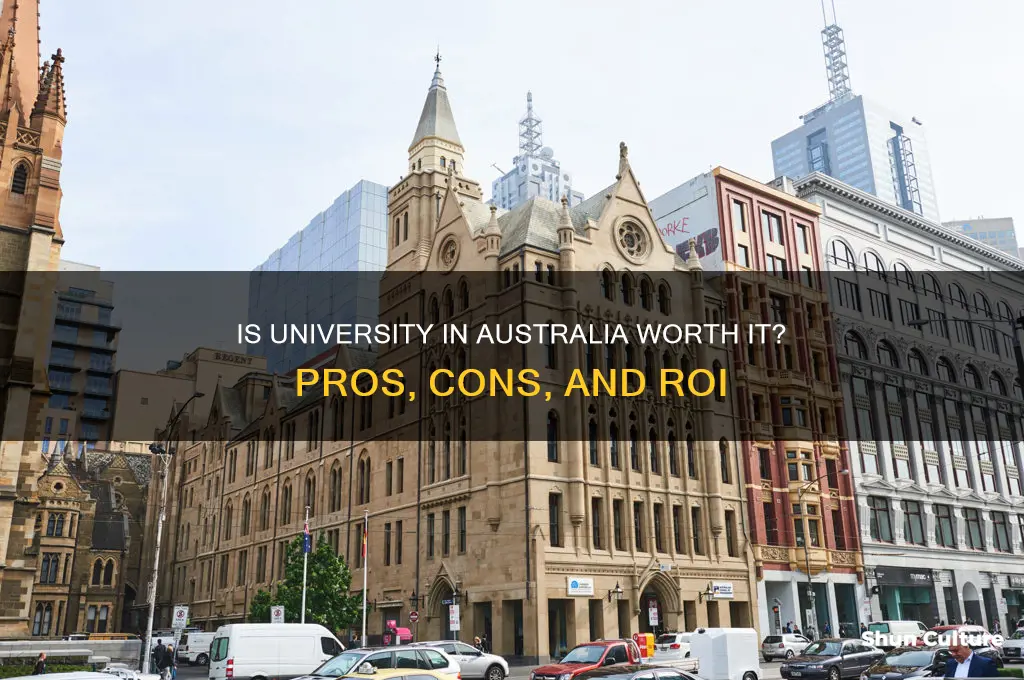 is it worth going to uni in australia