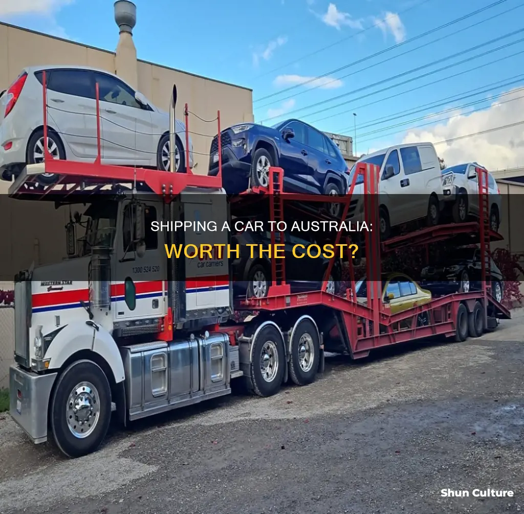 is it worth shipping a car to australia