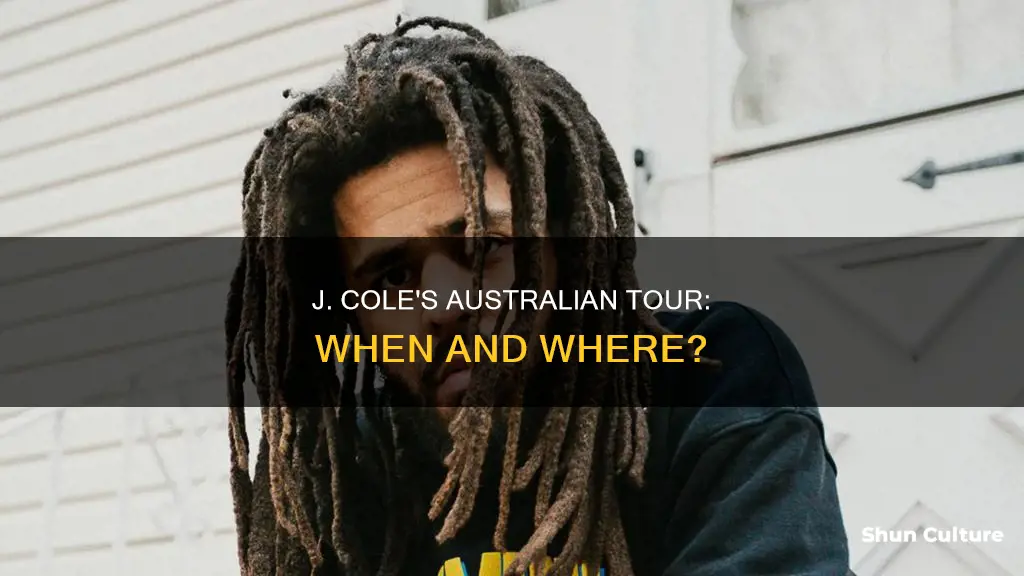 is j cole coming to australia