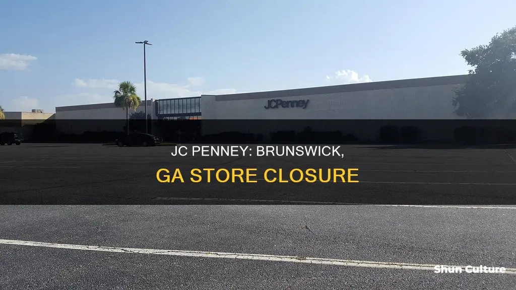 is jcpenney brunswick ga closing