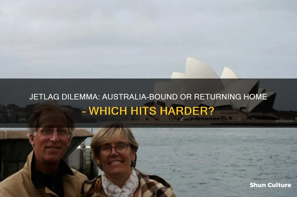 is jetlag worse going to australia or from