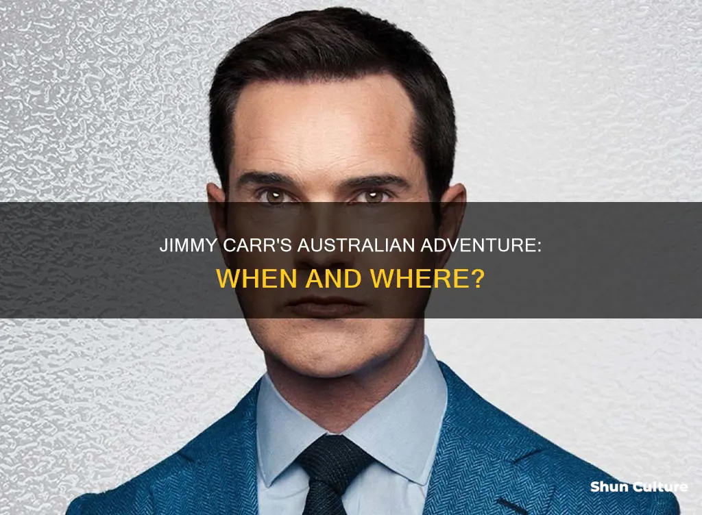 is jimmy carr coming to australia