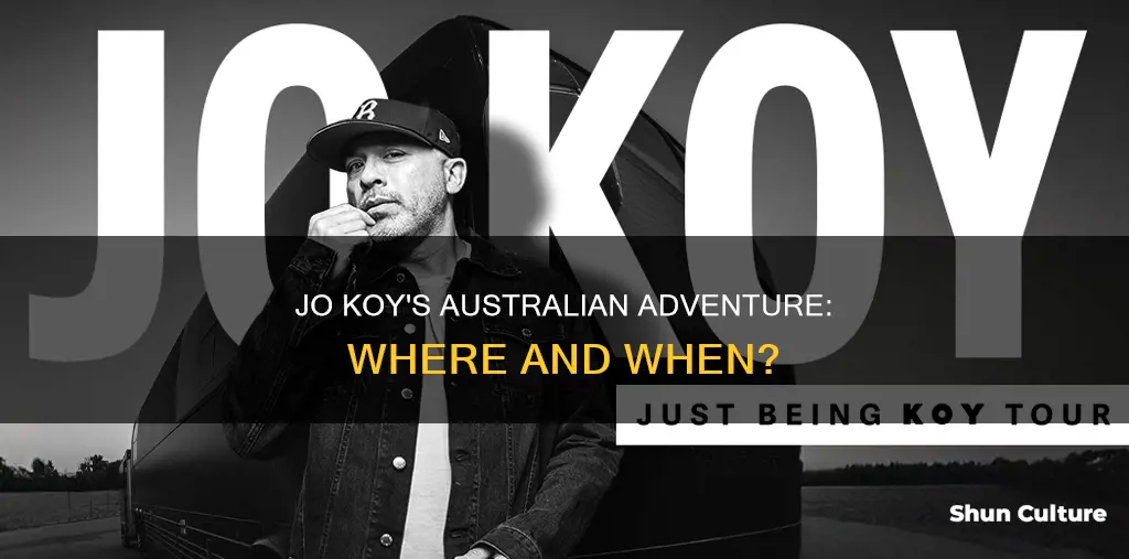 is jo koy coming to australia