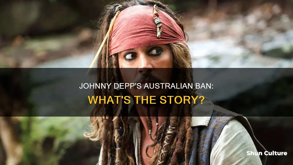 is johnny depp banned from australia