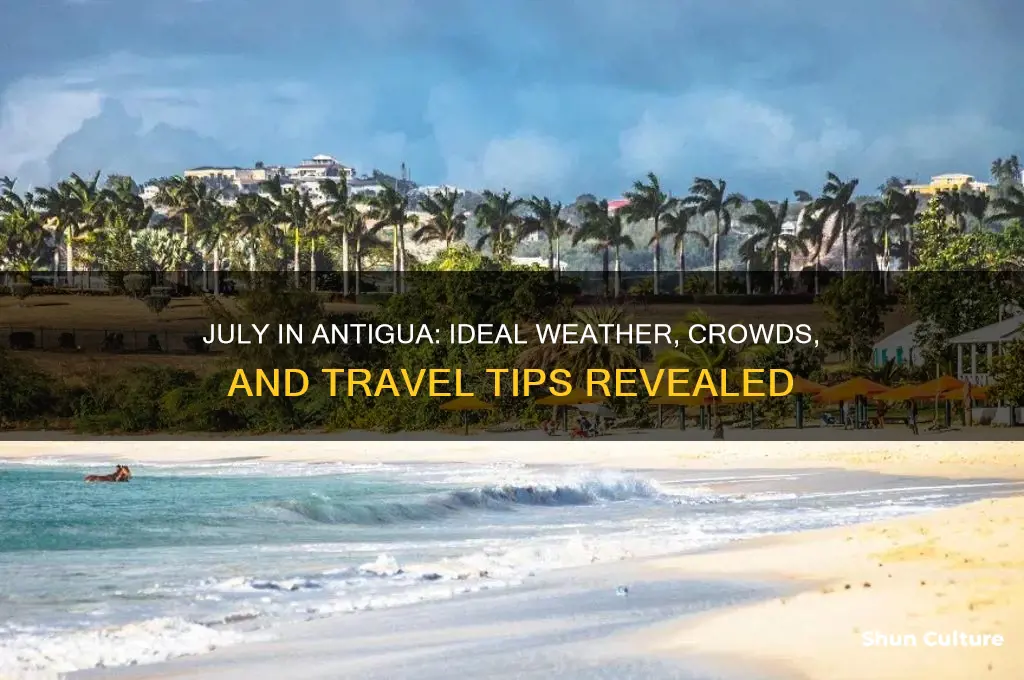 is july a good time to visit antigua