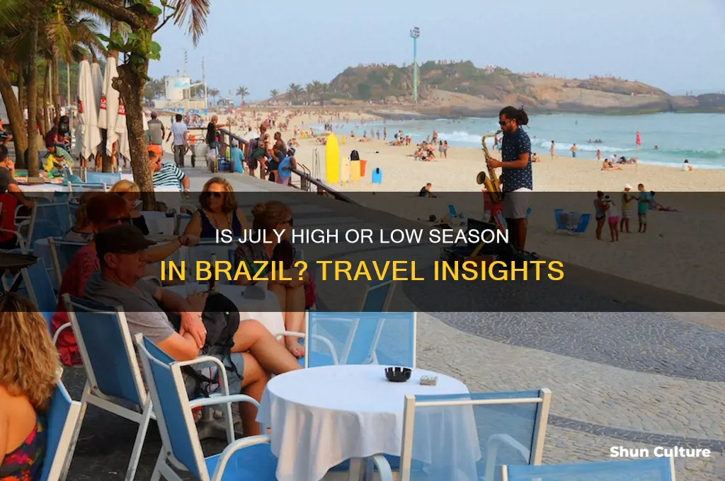 is july low season or high season in brazil