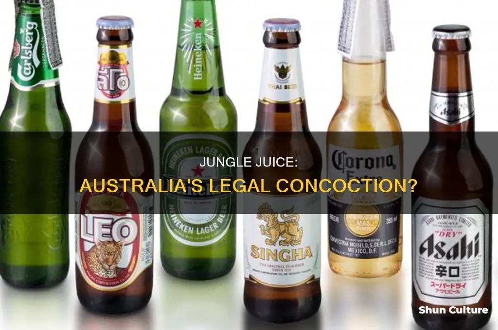is jungle juice illegal in australia
