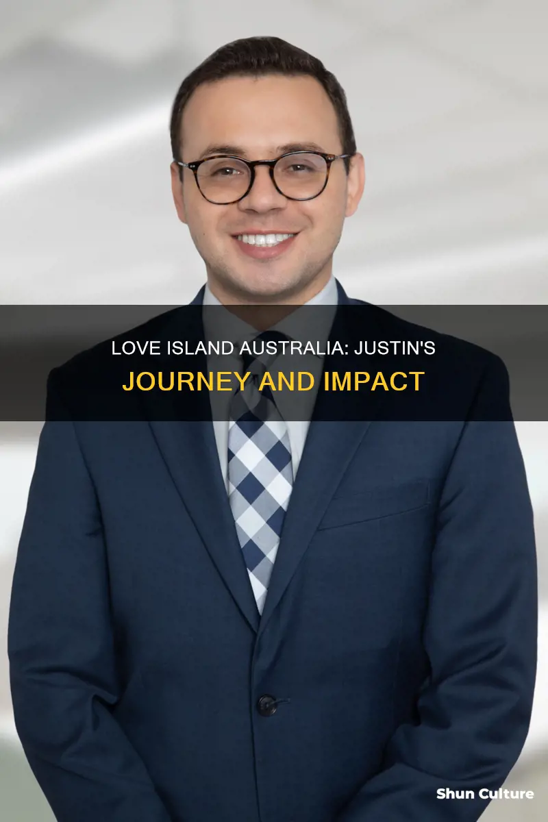 is justin from love island australia