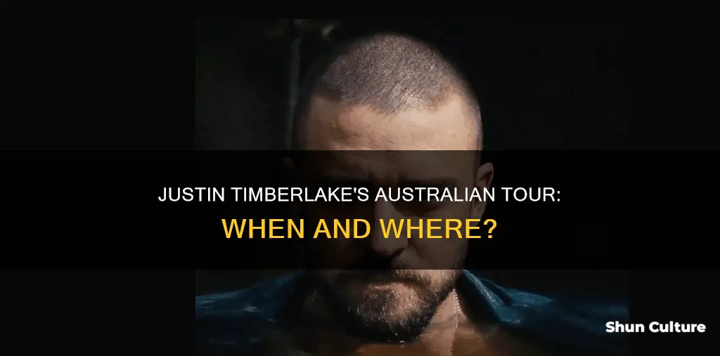 is justin timberlake coming to australia