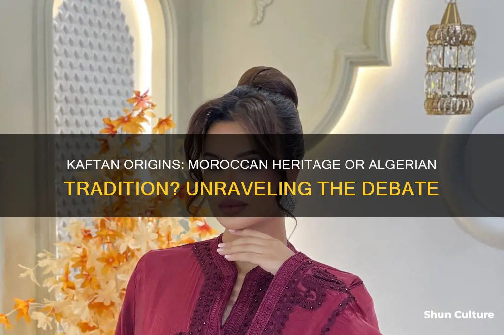 is kaftan moroccan or algerian