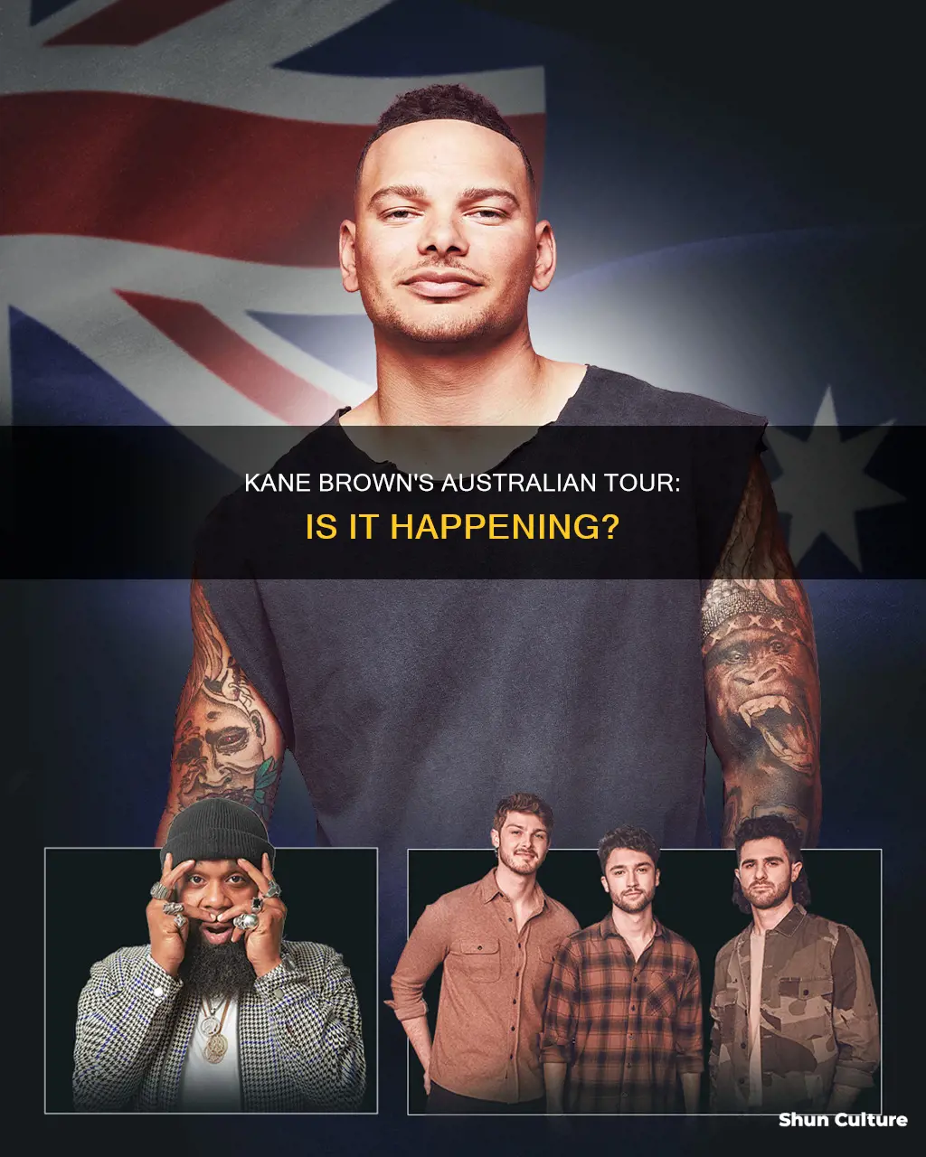 is kane brown coming to australia