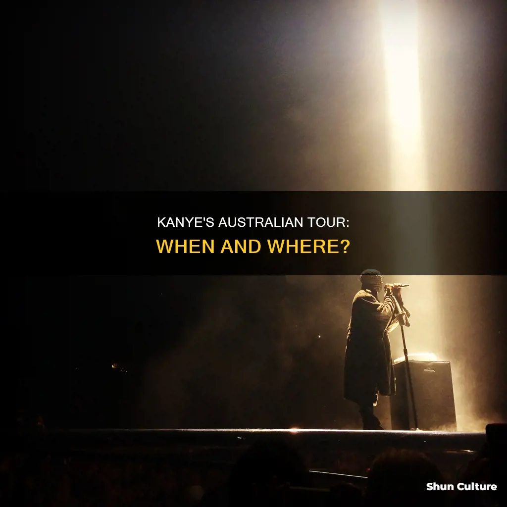 is kanye coming to australia