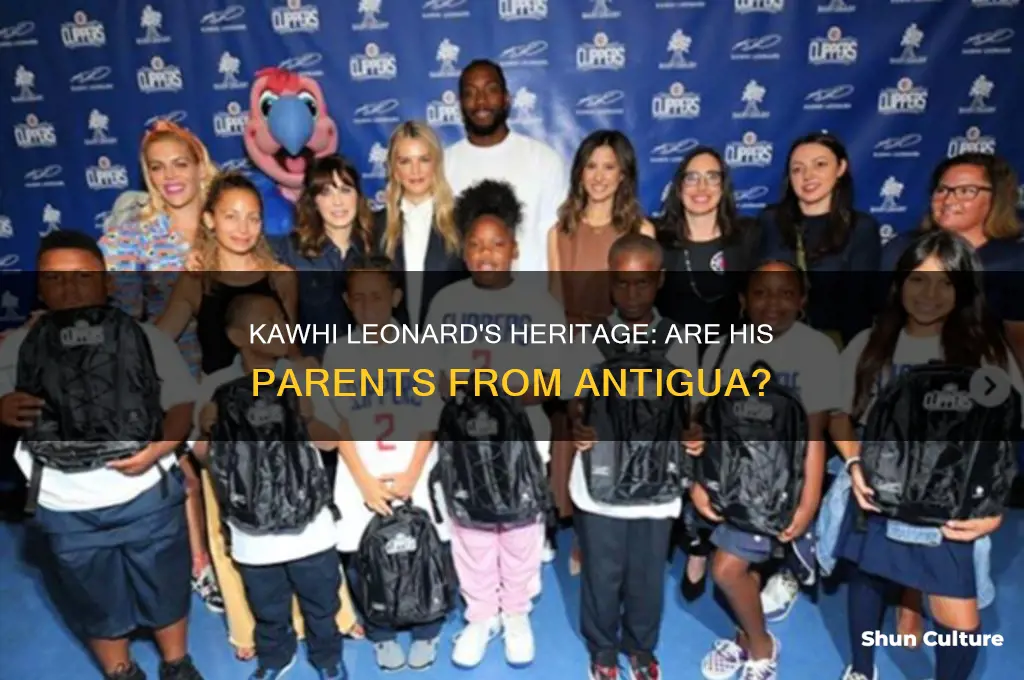 is kawhi leonard parents from antigua