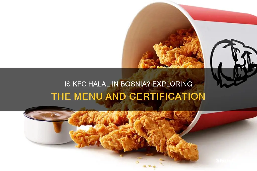 is kfc halal in bosnia