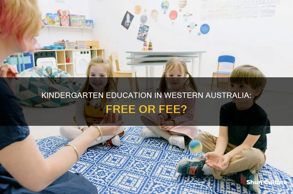 is kindergarten free in western australia