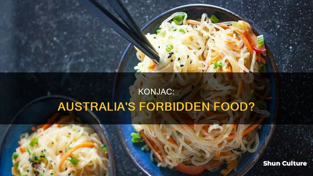 is konjac banned in australia