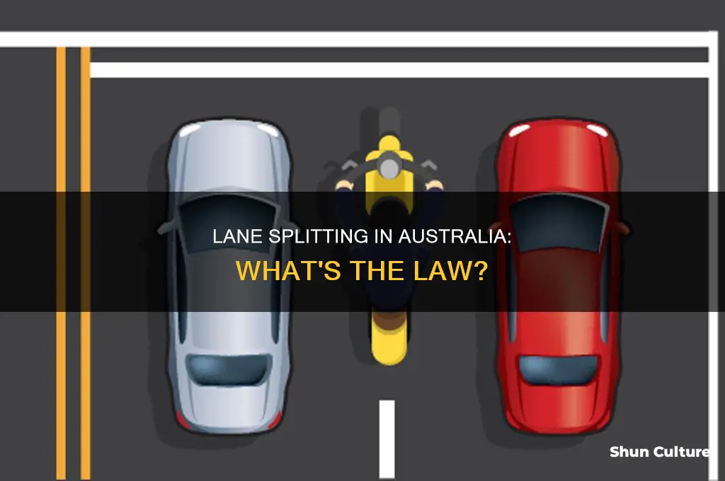 is lane splitting illegal in australia